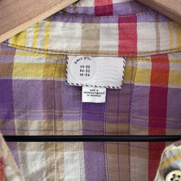 Anthropologie Postmark Fairweather Plaid Shirt - Picture 4 of 5
